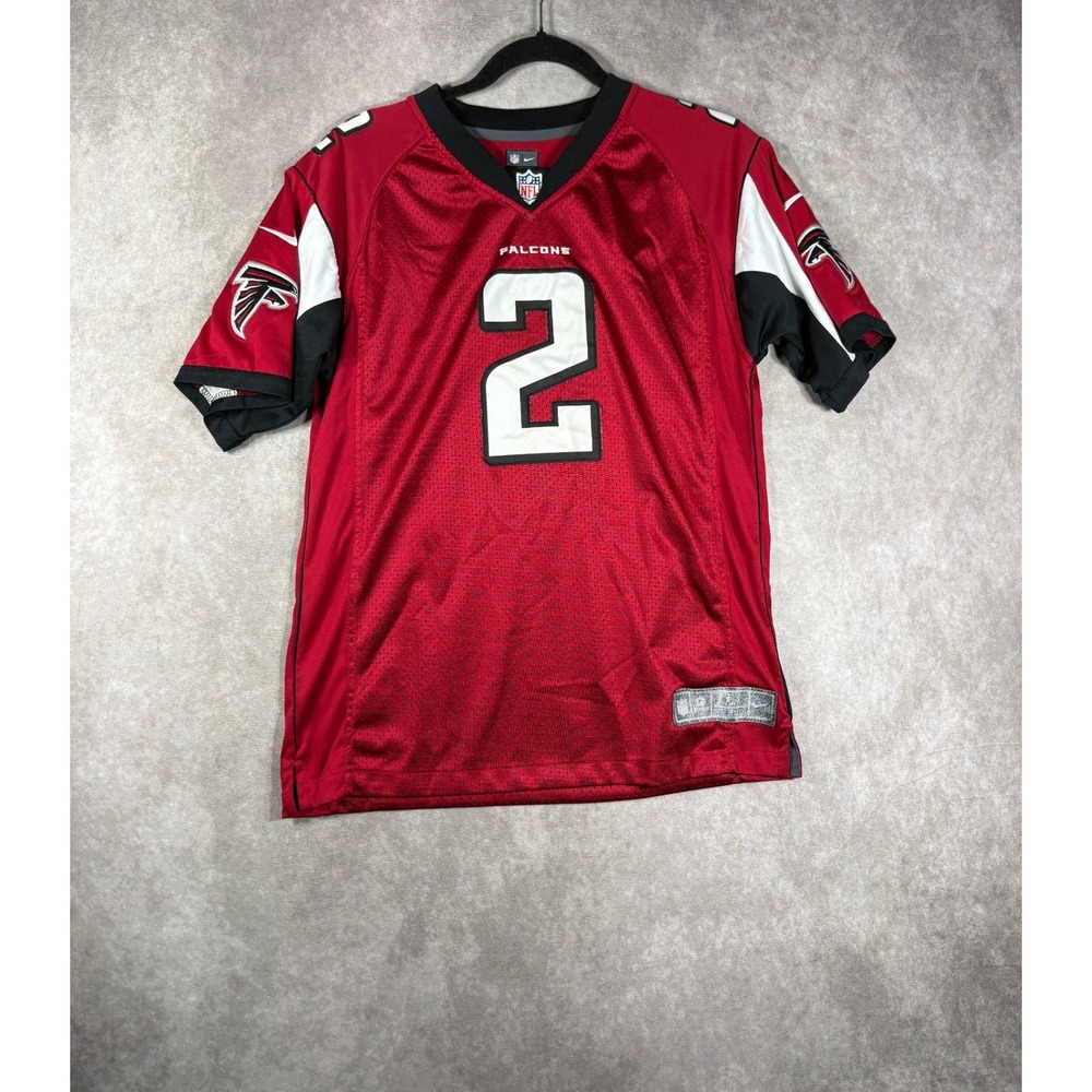 Matt Ryan Atlanta Falcons #2 Nike Football Jersey Youth L Red On Field Athletic